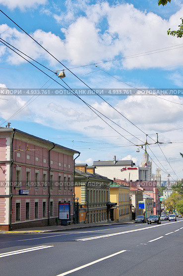 Москва. Николоямская, четная сторона улицы (2013 год). Редакционное фото, фотограф Илюхина Наталья / Фотобанк Лори