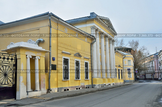 Москва, Потаповский переулок, дом 8. Городская усадьба Головиных (2015 год). Стоковое фото, фотограф Овчинникова Ирина / Фотобанк Лори