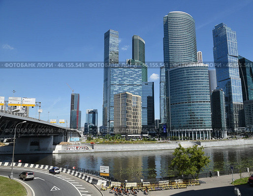 Москва-Сити – современный деловой центр (2024 год). Редакционное фото, фотограф Евгений Кузнецов / Фотобанк Лори