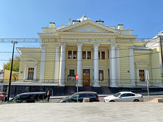 Москва, Спасоглинищевский переулок, дом 10. Московская хоральная Синагога летом (2019 год). Редакционное фото, фотограф Овчинникова Ирина / Фотобанк Лори