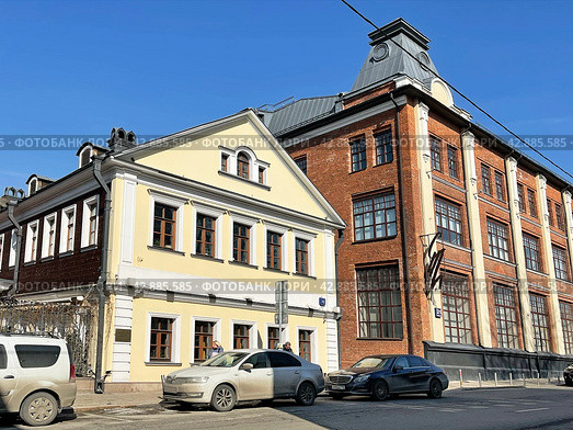 Москва, улица Станиславского, дом 15, 1896 года постройки. Городская усадьба Коншиных. Редакционное фото, фотограф Овчинникова Ирина / Фотобанк Лори