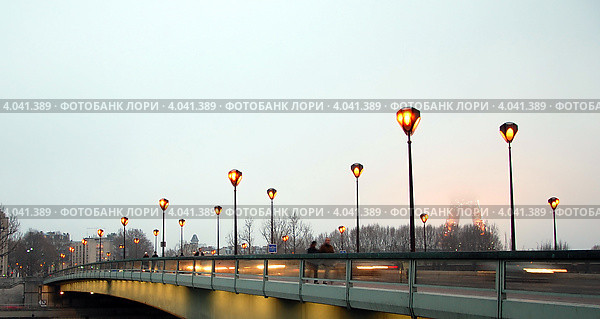 Мост Альма. Париж, Франция (2011 год). Стоковое фото, фотограф Светлана Колобова / Фотобанк Лори