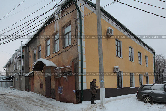 Можайский жилые дома на Комсомольской улице (2019 год). Редакционное фото, фотограф Дмитрий Неумоин / Фотобанк Лори