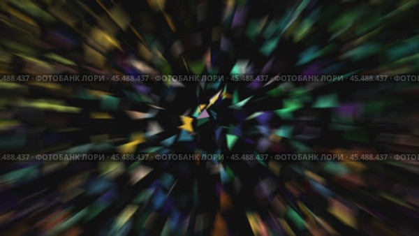 Multicolor abstract polygon animation background. Стоковое видео, видеограф Михаил Коханчиков / Фотобанк Лори