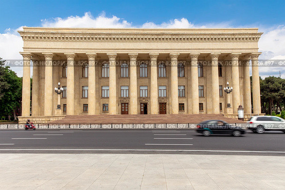 Museum Center of Ministry of Culture of the Republic of Azerbaijan in Baku (2023 год). Стоковое фото, фотограф Евгений Ткачёв / Фотобанк Лори