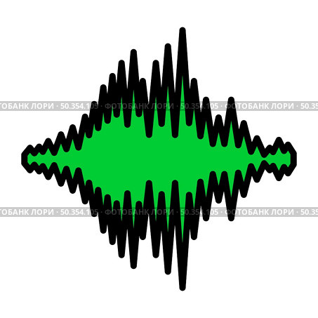 Music Equalizer Icon. Editable Bold Outline With Color Fill Design. Vector Illustration. Стоковая иллюстрация, агентство Ingram Publishing / Фотобанк Лори