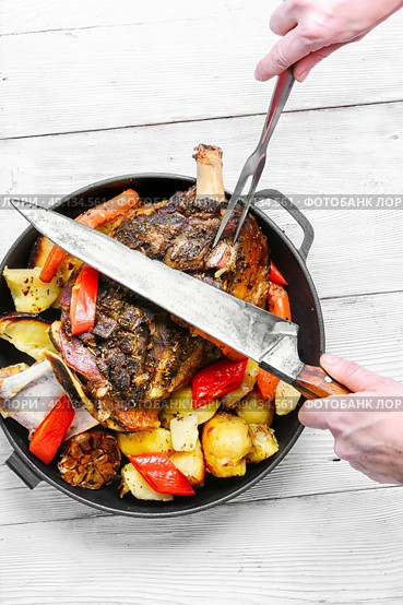 Mutton cooked. Стоковое фото, агентство Ingram Publishing / Фотобанк Лори