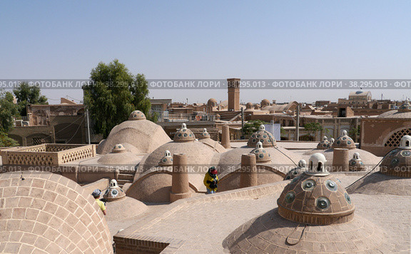 Музей-хамам султана Амира Ахмада в Кашане (Иран) (2022 год). Редакционное фото, фотограф Максим Гулячик / Фотобанк Лори