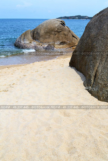 myanmar asia  kho samui bay isle froth foam   in thailand and south china sea . Стоковое фото, агентство Ingram Publishing / Фотобанк Лори