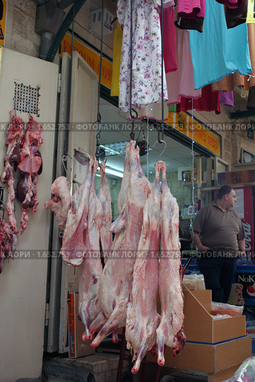 Мясной ряд. Назарет. Израиль (2009 год). Редакционное фото, фотограф Кузнецов Дмитрий / Фотобанк Лори