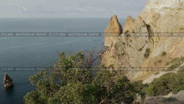 Мыс Фиолент в Крыму. Стоковое видео, видеограф Юлия Машкова / Фотобанк Лори