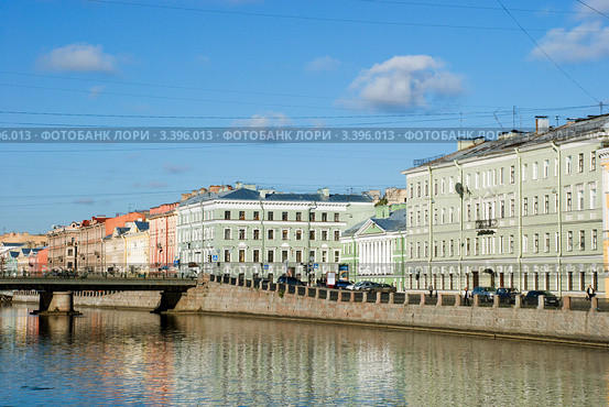 Набережная Фонтанки. Санкт-Петербург (2008 год). Редакционное фото, фотограф Александр Щепин / Фотобанк Лори