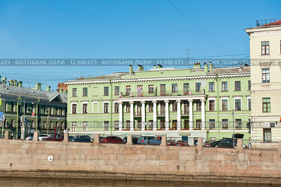 Набережная реки Фонтанки, 79. Санкт-Петербург. Россия (2015 год). Стоковое фото, фотограф E. O. / Фотобанк Лори