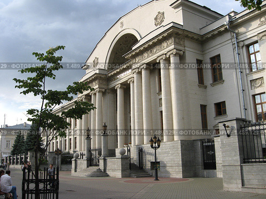 Национальный банк Республики Татарстан (2008 год). Стоковое фото, фотограф Надежда Коновалова / Фотобанк Лори