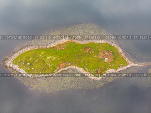 Небольшой остров в Белом море. Соловецкий архипелаг. Острова корги и луды (2020 год). Стоковое фото, фотограф Яковлев Сергей / Фотобанк Лори