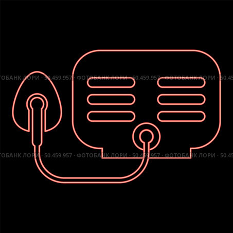 Neon inhaler Nebulizer Medical aerosol equipment red color vector illustration image flat style light. Neon inhaler Nebulizer Medical aerosol equipment red color vector illustration image flat style. Стоковая иллюстрация, агентство Ingram Publishing / Фотобанк Лори