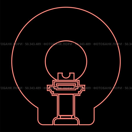 Neon mri diagnostic red color vector illustration image flat style light. Neon mri diagnostic red color vector illustration image flat style. Стоковая иллюстрация, агентство Ingram Publishing / Фотобанк Лори