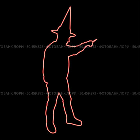 Neon wizard holds magic wand trick Waving Sorcery concept Magician Sorcerer Fantasy person Warlock man in robe with magical stick Witchcraft in hat mantle Mage conjure Mystery idea Enchantment red color vector illustration image flat style light. Neon wizard holds magic wand trick Waving Sorcery concept Magician Sorcerer Fantasy person Warlock man in robe with magical stick Witchcraft in hat mantle Mage conjure Mystery idea Enchantment red color vector illustration image flat style. Стоковая иллюстрация, агентство Ingram Publishing / Фотобанк Лори