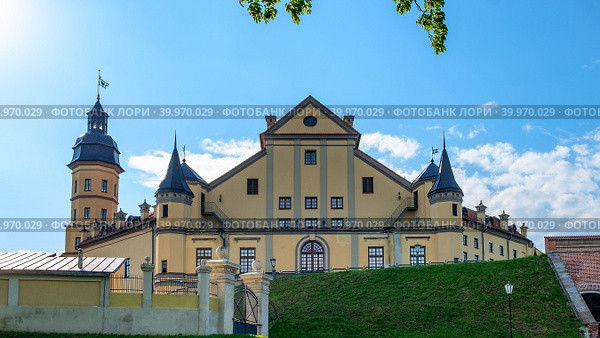 Nesvizh Castle is a castle of the Radziwill family (2022 год). Редакционное фото, фотограф Татьяна  Бральнина / Фотобанк Лори