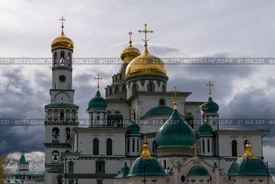 New Jerusalem Monastery in the Moscow region of Russia. Стоковое фото, фотограф Олег Альбертович Потаскуев / Фотобанк Лори