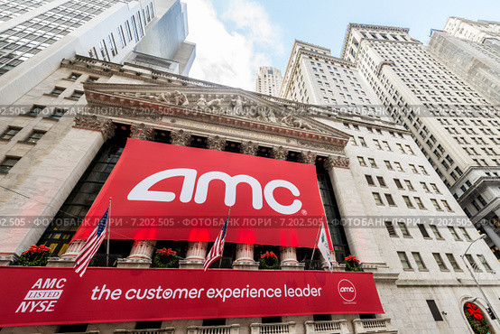 New York - DECEMBER 18, 2013: AMC IPO on New York Stock Exchange. Редакционное фото, фотограф Elnur / Фотобанк Лори