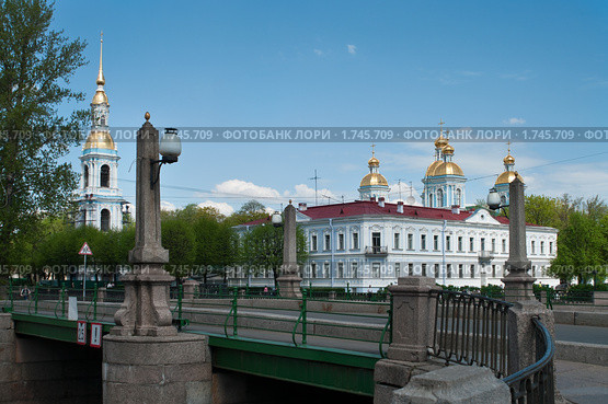 Никольский морской собор в Санкт-Петербурге (2010 год). Стоковое фото, фотограф Кекяляйнен Андрей / Фотобанк Лори