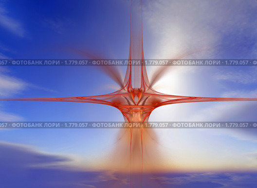НЛО. Стоковая иллюстрация, иллюстратор Parmenov Pavel / Фотобанк Лори