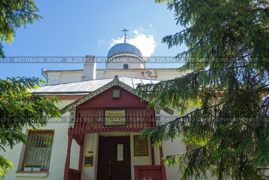 Новгородская Старообрядческая Поморская община. Церковь Рождества Богородицы на Михалице. Великий Новгород. Россия (2022 год). Редакционное фото, фотограф E. O. / Фотобанк Лори