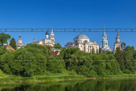Novotorzhsky Borisoglebsky Monastery, Torzhok, Russia (2021 год). Стоковое фото, фотограф Boris Breytman / Фотобанк Лори