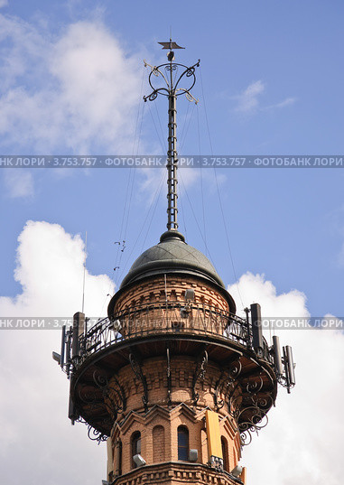Обходная галерея пожарной каланчи в Сокольниках (2012 год). Стоковое фото, фотограф Алёшина Оксана / Фотобанк Лори