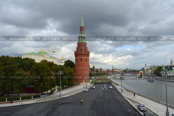 Одиннадцатый осенний Московский велопарад 24 сентября 2016 года. Редакционное фото, фотограф lana1501 / Фотобанк Лори