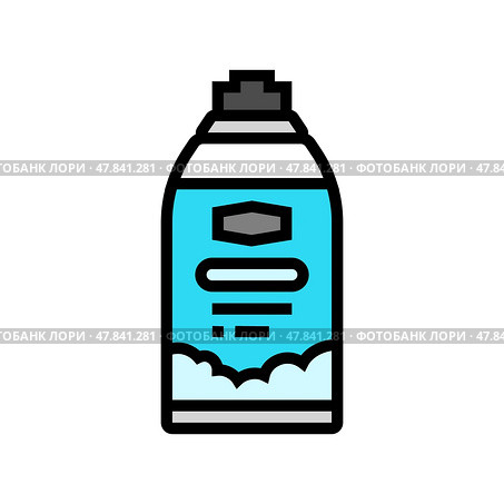 odor eliminator car care color icon vector illustration. Стоковая иллюстрация, иллюстратор Vectorwin / Фотобанк Лори