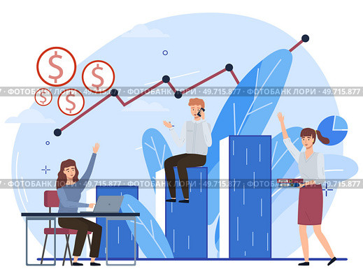 Office workers. Vector illustration. Teamwork essential for achieving shared goals and objectives A team meeting fosters collaboration and ideexchange among colleagues Office workers communicate. Office workers. An office manager oversees daily operations and ensures efficiency A business person navigates. Стоковая иллюстрация, агентство Ingram Publishing / Фотобанк Лори