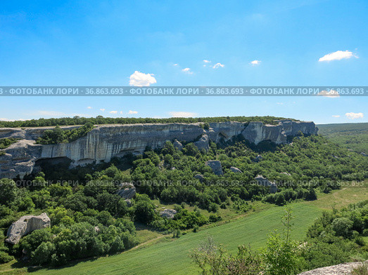 Окрестности древнего поселения Эски-Кермен. Стоковое фото, фотограф Татьяна Т / Фотобанк Лори