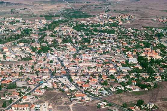 Окрестности города Ларнака, Кипр. Вид сверху (2010 год). Стоковое фото, фотограф Кекяляйнен Андрей / Фотобанк Лори