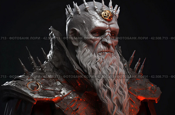 Old folkloric man Koschei Deathless. Generate ai. Стоковое AI-изображение, AI-художник Иван Рябоконь / Фотобанк Лори