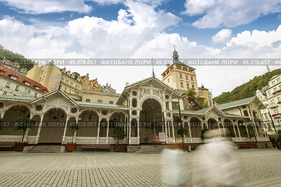 old streets in the Czech city of Karlovy Vary. Стоковое фото, агентство Ingram Publishing / Фотобанк Лори
