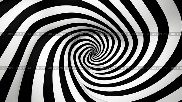 optical trippy background black and white ai generated. Стоковое AI-изображение, AI-художник Vectorwin / Фотобанк Лори
