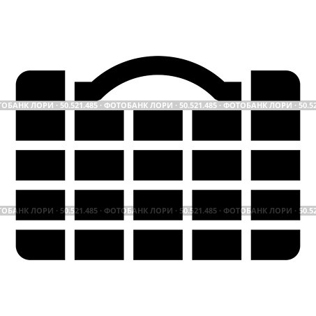 Organizer case for tools toolbox instruments toolkit box set industrial cells hardware container icon black color vector illustration image flat style simple. Organizer case for tools toolbox instruments toolkit box set industrial cells hardware container icon black color vector illustration image flat style. Стоковая иллюстрация, агентство Ingram Publishing / Фотобанк Лори