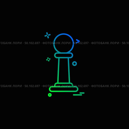 oscar film icon vector design. Стоковая иллюстрация, агентство Ingram Publishing / Фотобанк Лори