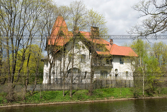 Особняк Фолленвейдера 1903г. Бывшее Генеральное консульство Королевства Дания. Санкт-Петербург (2012 год). Редакционное фото, фотограф Александр Щепин / Фотобанк Лори