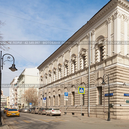 Особняк Гавриила Тарасова, Спиридоновка улица, дом 30/1, Москва (2024 год). Редакционное фото, фотограф Владимир Чинин / Фотобанк Лори