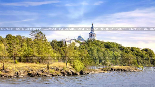 Остров Валаам. 3D анимация. Стоковая анимация, аниматор Parmenov Pavel / Фотобанк Лори
