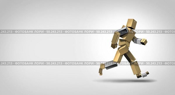 Package delivery theft and porch pirate thief stealing packages delivered as a burglar robbing boxes as a running criminal made of cardboard boxes with 3D illustration elements. Стоковое фото, агентство Ingram Publishing / Фотобанк Лори