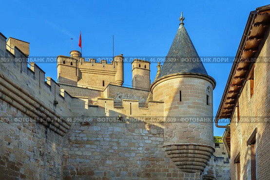 Palace of the Kings of Navarre, Olite, Spain (2018 год). Стоковое фото, фотограф Boris Breytman / Фотобанк Лори