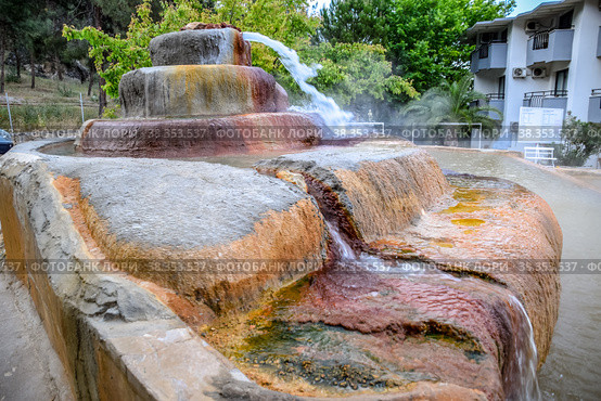 Pam Thermal Hotel Hot spring mineral medicinal water (2019 год). Редакционное фото, фотограф Леонид Еремейчук / Фотобанк Лори