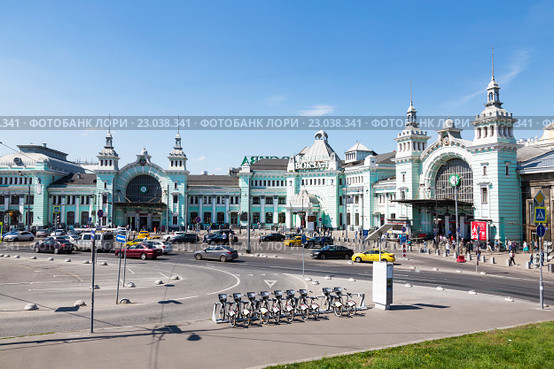 Панорама Белорусского вокзала (2016 год). Редакционное фото, фотограф Наталья Волкова / Фотобанк Лори