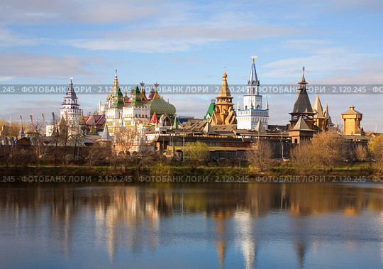 Панорама Измайловского кремля (2010 год). Редакционное фото, фотограф Наталья Волкова / Фотобанк Лори