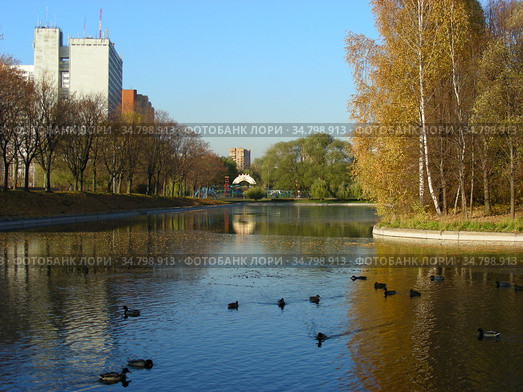 Парк Дружбы. Район Левобережный. Город Москва (2010 год). Стоковое фото, фотограф lana1501 / Фотобанк Лори