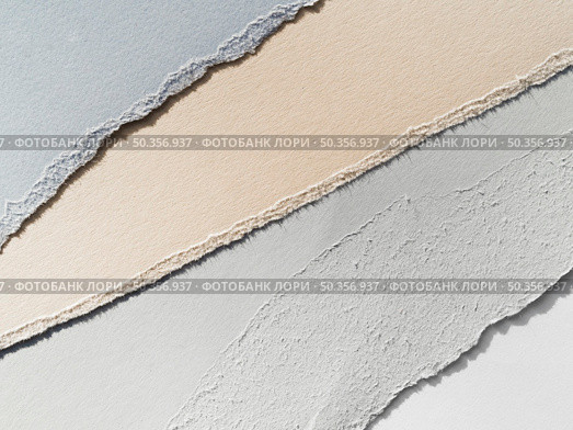 pastel colored diagonal paper tears. Стоковое фото, агентство Ingram Publishing / Фотобанк Лори